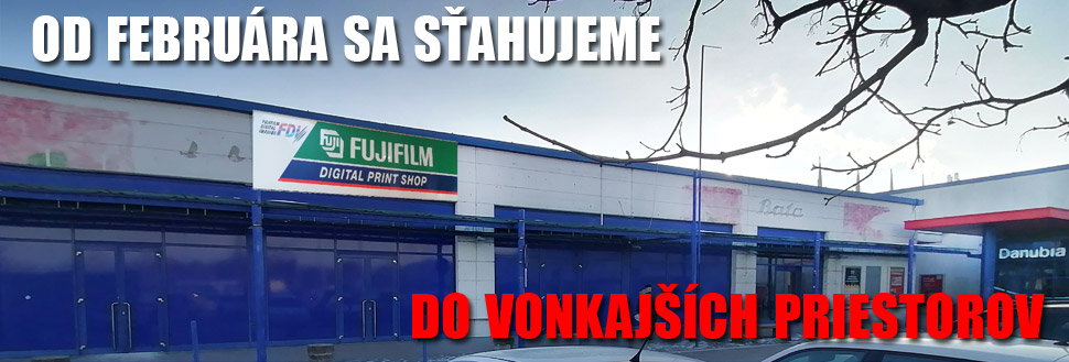 Od februára sa sťahujeme do vonkajších priestorov OC Danubia